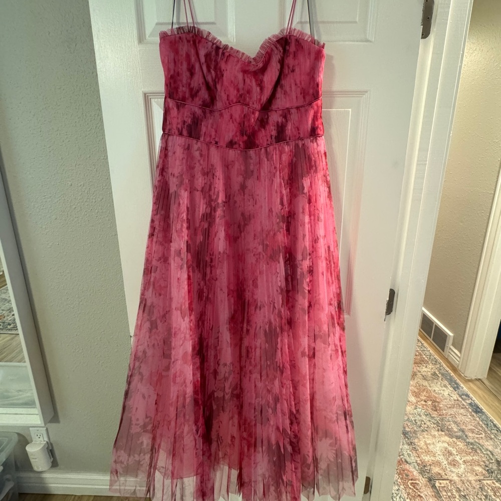 NWT Monique Lhuillier Pink Dress